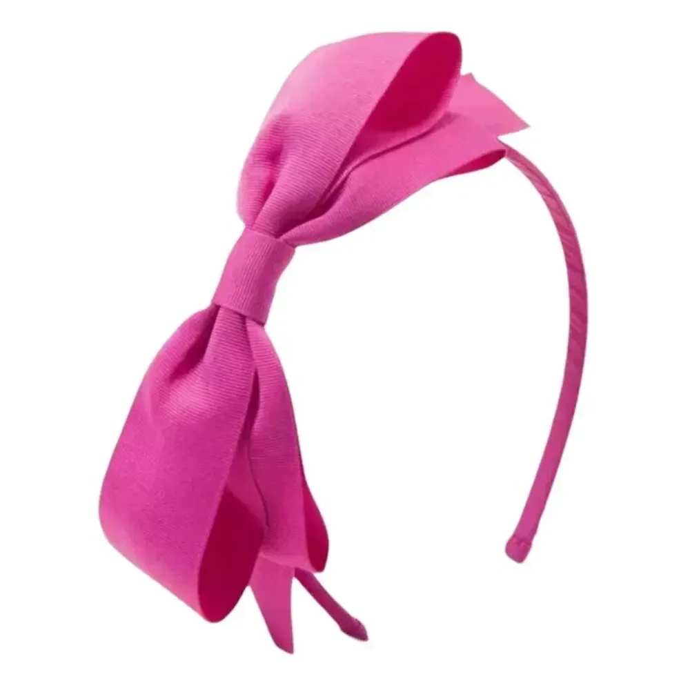 Janie and Jack Baby/Toddler Girl's Large Bow Headband - Fuchsia